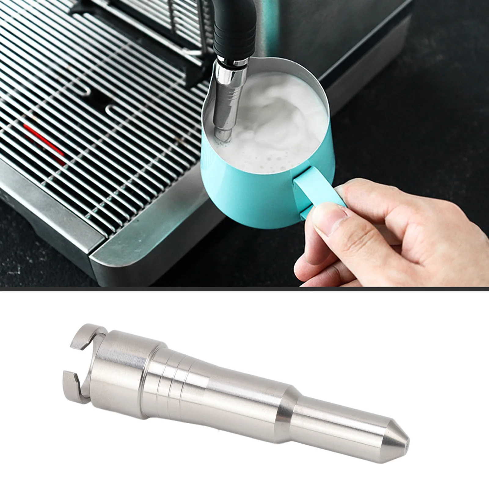 Coffee Steam Nozzle for Delonghi Stainless Steel Coffee Steam Spout Nozzle Coffee Maker Tools for Delonghi ECP3420 EC680