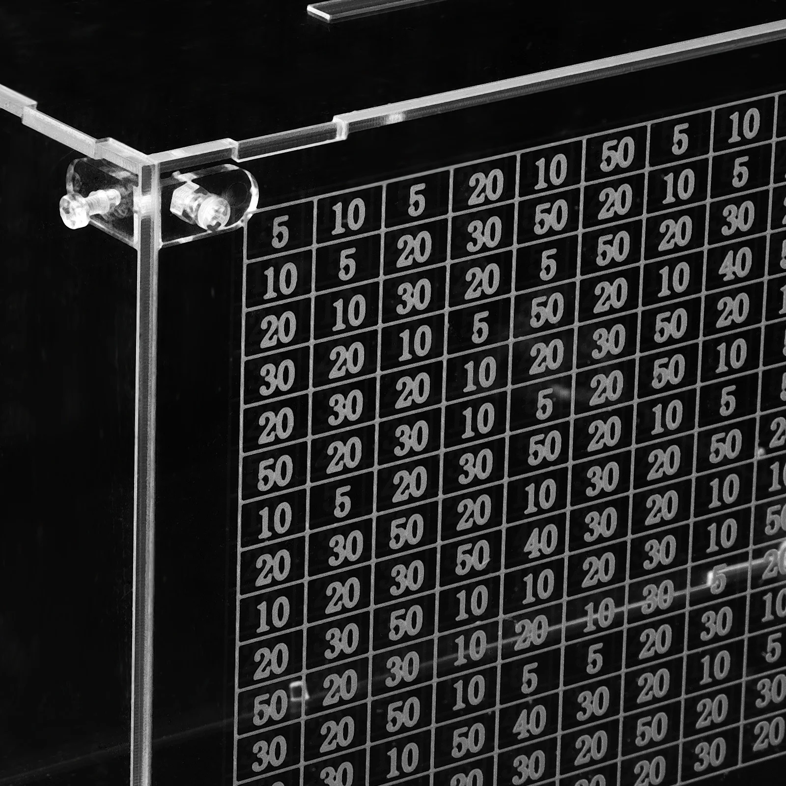 

Large-Capacity Transparent Acrylic Piggy Bank For Cash Saving Money Jar Fund Box Donation Storage Cylinder Clear Savings