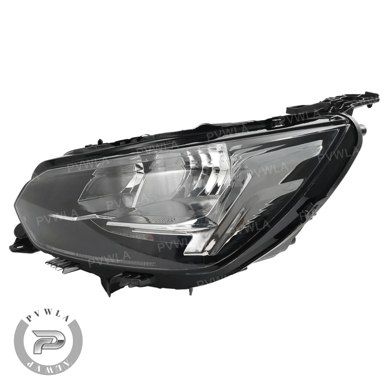 Headlight Assembly For Peugeot 208 II 2019 2020 2021 2022 2023 Car Accessories Front Halogen Headlamp DRL Turn Light 9823194080