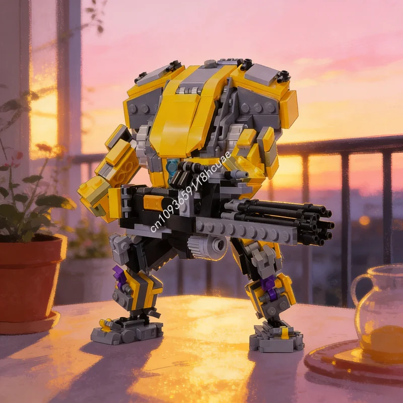 661ピース-moc-レギオン-プライム-タイタン-タイタンフォール2-クリエイター-モデル-組み立ておもちゃ-ブロック-建築-クリエイティブ-diy-アイデア-クリスマスギフト-ブロック