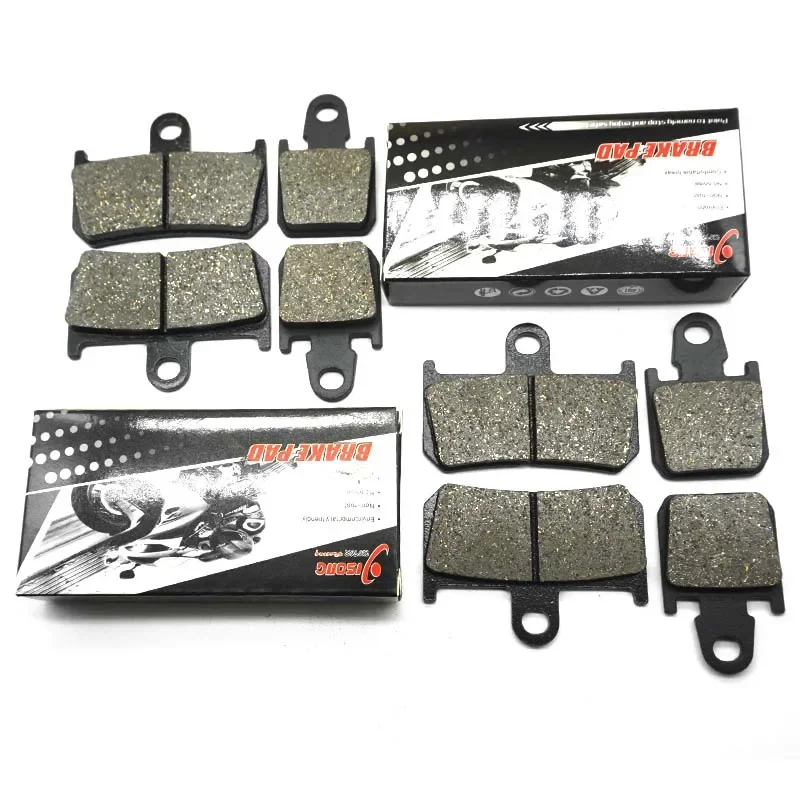 For YAMAHA XV1700 V-Max 1700 2009 2010 2011 2012 2013 2014 2015 2016 2017 2018-2021 VMX1700 Motorcycle Front Rear Brake Pads kit