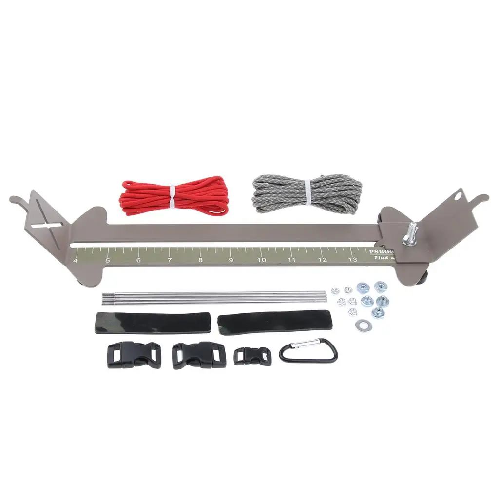 Paracord Weaving Jig Stainless Steel Bracelet Braid Rack Tool for DIY Paracord Rope Crafting Outdoor Travel