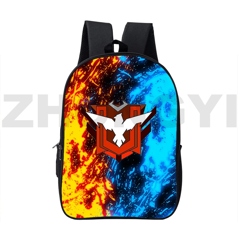 3D Print Anime Zipper Free Fire Garena Bag Mochila Cartoon Free Fire Game Backpacks 16 Inch Schoolbag Children Cartoon Back Pack