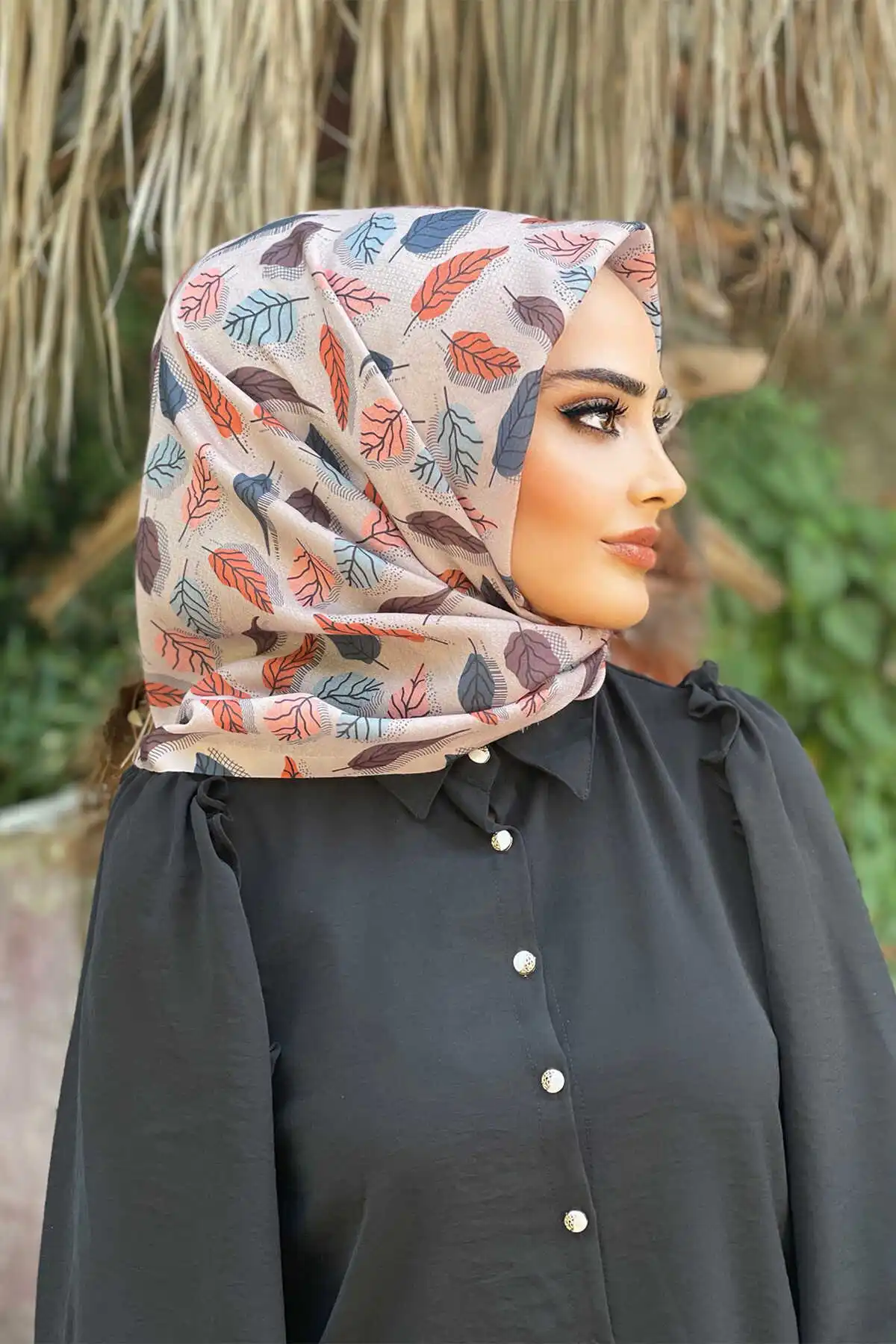 Women's Cotton Print Shawl Scarf Modern Islamic Muslim Women 'S Head Scarf Hijab for Women Islamic Hijab scarf Turbans Bayan