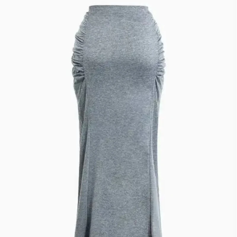 

Summer new simple long women's hip skirt sexy slim fit pear shaped figure hot party party party outdoor outfit