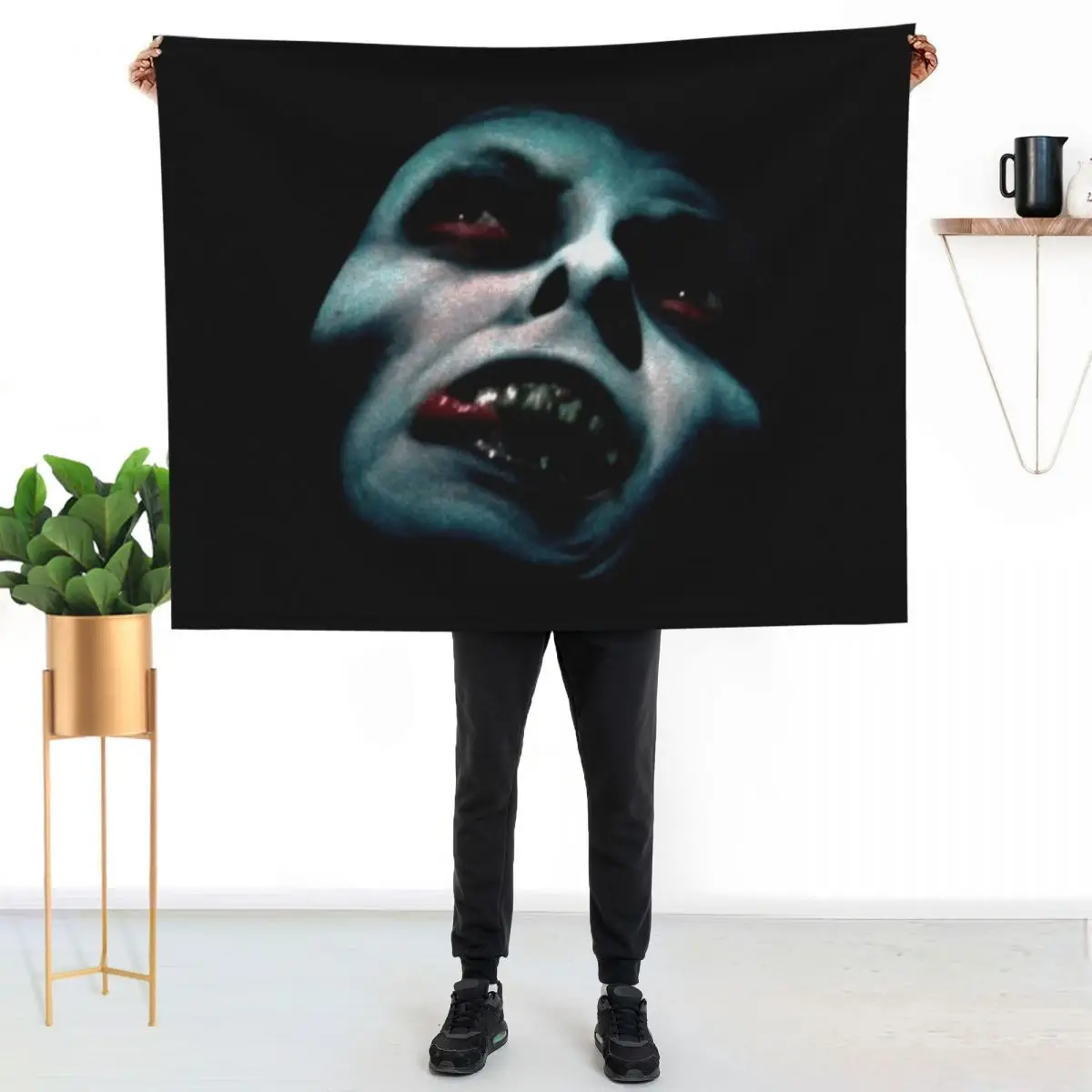 The Exorcist Essential . Throw Blanket Loose Single Soft Plush Plaid Thin Sleeping Bag Blankets Sofas Of Decoration Blankets