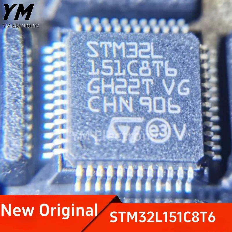 New Original STM32L151C8T6 LQFP-48 ARM Cortex-M3 32-bit Microcontroller MCU