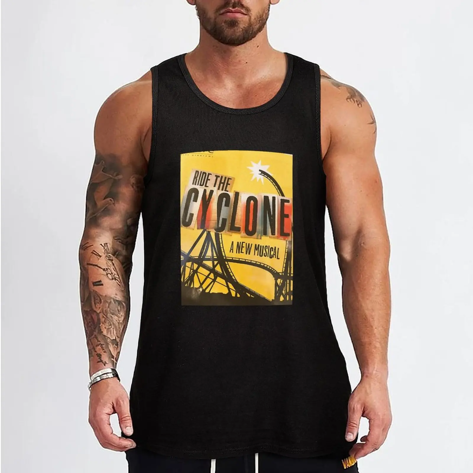 Chevauchez le cyclone cyclone biche Ride The Cyclone la comédie musicale graphique Tank Top Men's singlets t-shirt gym man