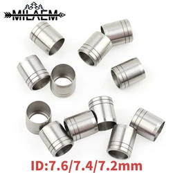 20/40/60pcs Explosion-proof Ring for OD7.2/7.4/7.6mm Arrow Shaft Stainless Steel Arrow Ring Shooting Hunting Archery Accessories