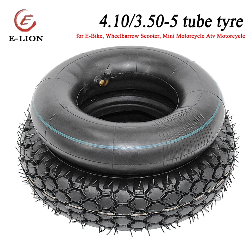 Warehouse Trolley Tire 4.10/3.50-5 Reifen für Old Age Walker 3.50-5 Drei-Wege-Auto-Rollstuhl-Innenrohr außen