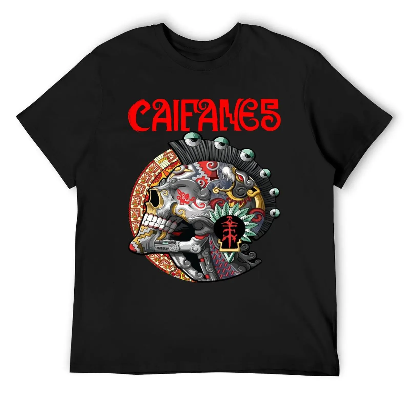 

Calavera Punk Caifan T-Shirt hippie clothes funny costumes quick drying tee shirts for men