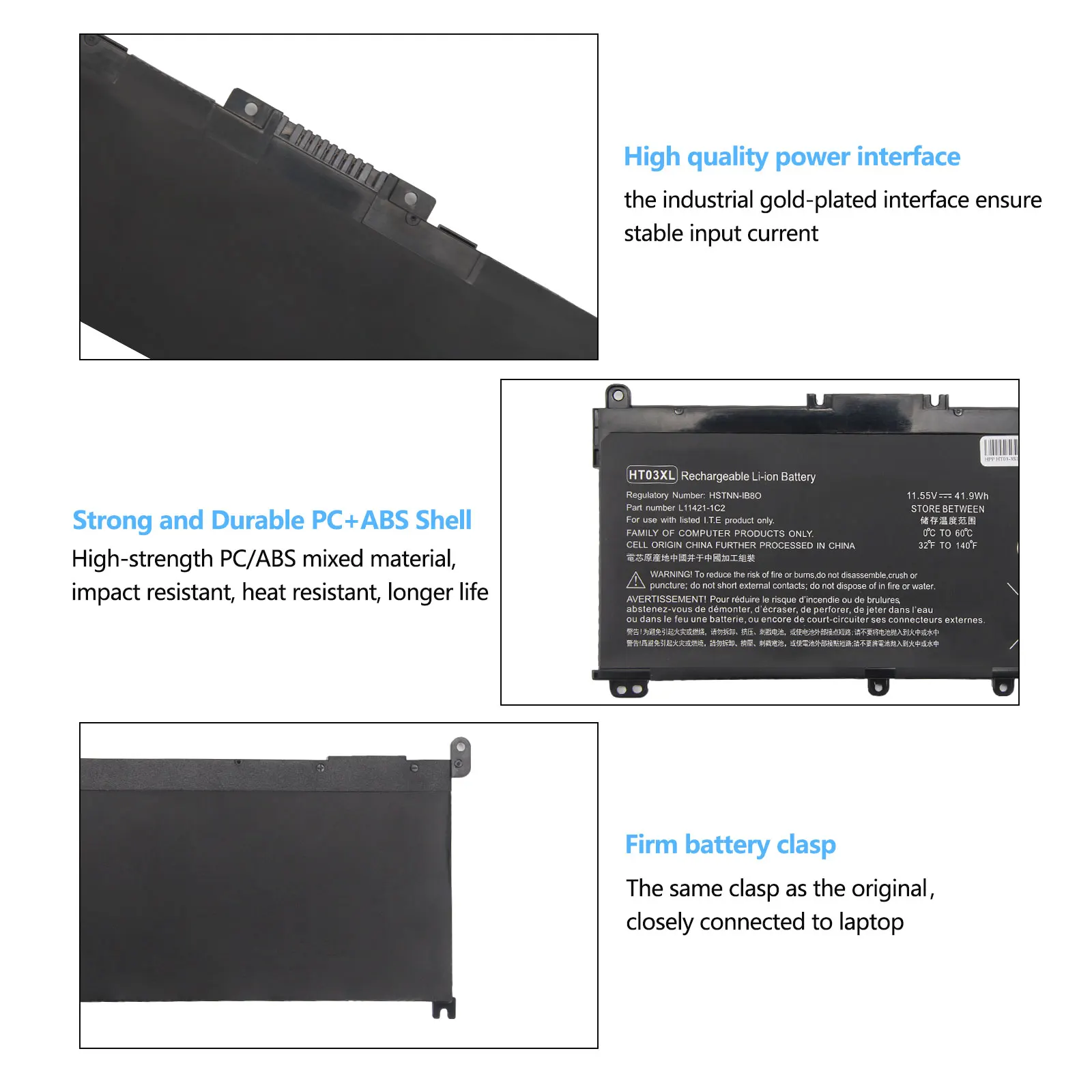 L11119-855 HT03XL Bateria do laptopa HP Pavilion 4-CE 14-CF 14-CK 14-DF 14-MA 14Q-CS 15-DA 15-CS 240 245 250 — zdjęcie produktu 4