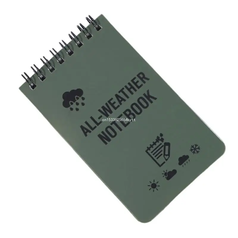 Waterproof Notebook All Weather Paper Notebook Pocket Notepad for Outdoor Office Dropship