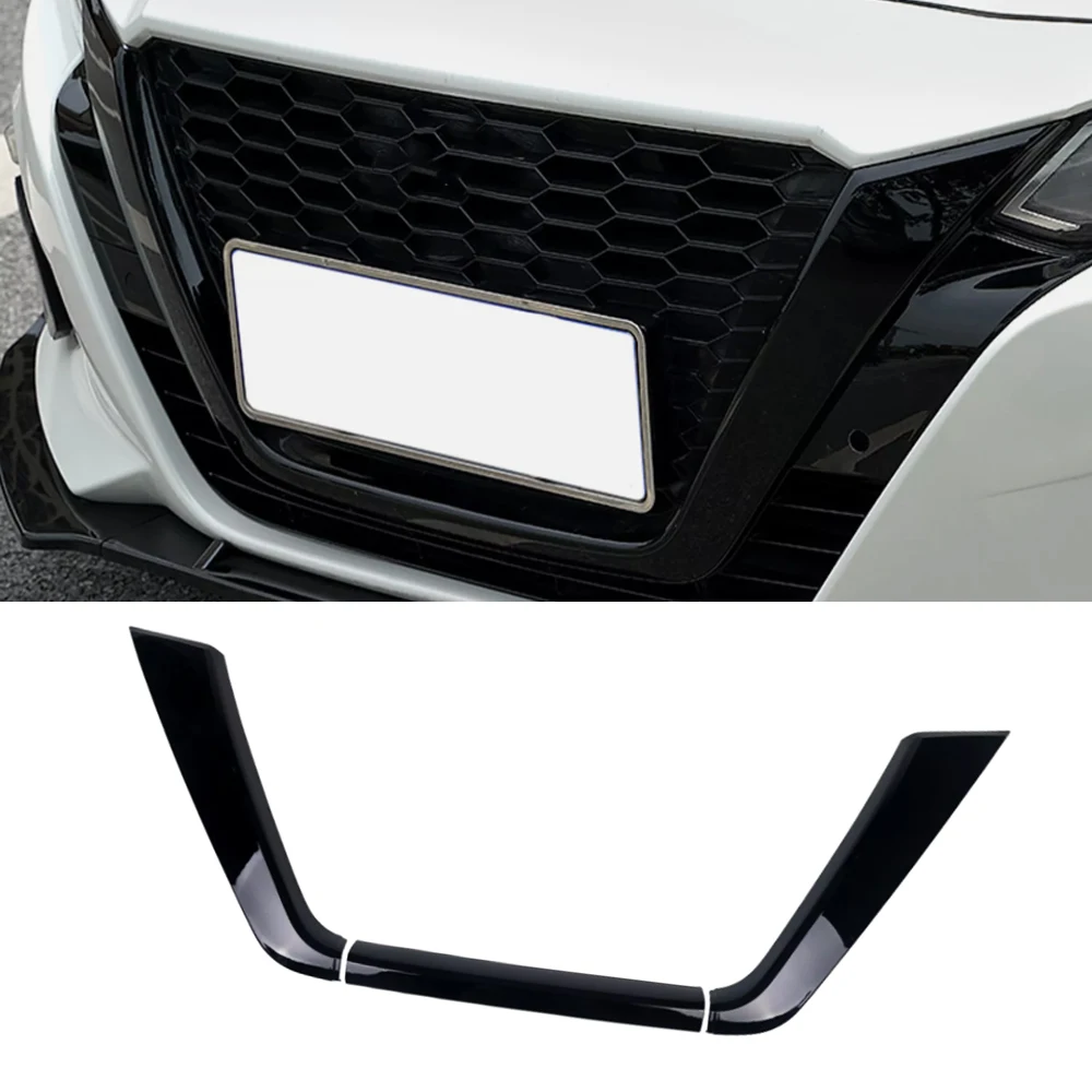 

3Pcs Car Front Grille Frame Cover Trim Decoration Frame Strip Sticker For Nissan Altima 2019 2020 2021 2022 2023 2024