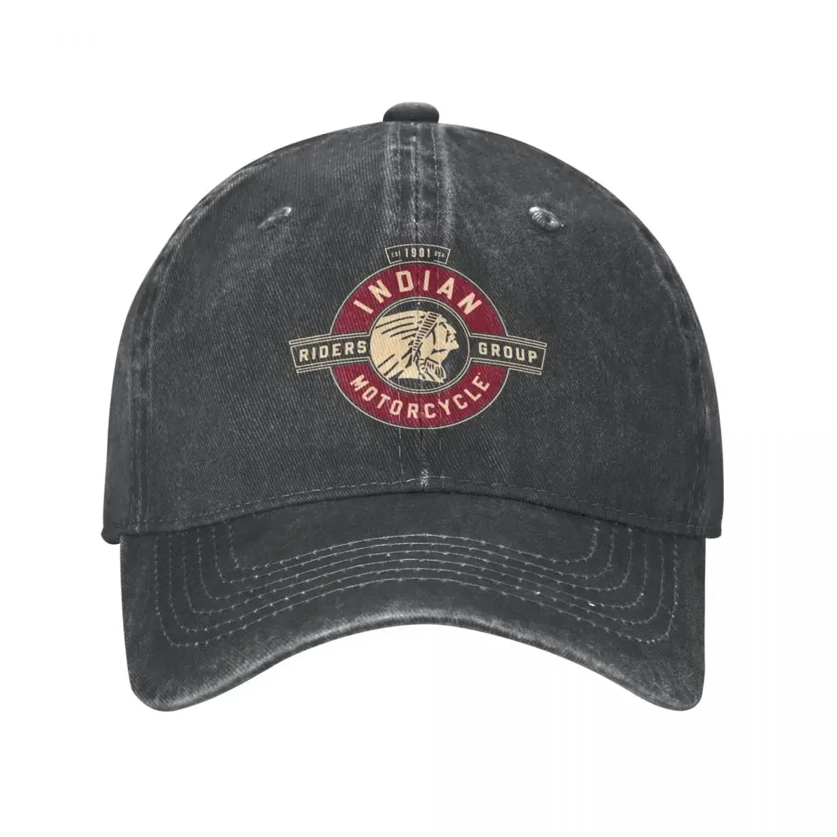 Black Friday-gorras de béisbol de motocicletas Vintage indias, sombreros de carreras de mezclilla desgastados Retro, gorras Unisex para actividades al aire libre