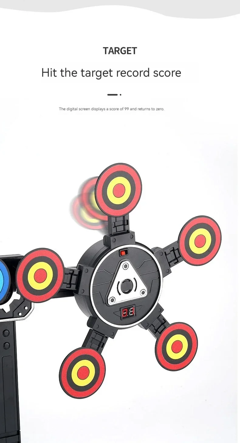 자동 리셋 전자 점수판, 너프건 AWM 소프트 총알총 젤 볼 스프레이어 연습용 98K 에어소프트