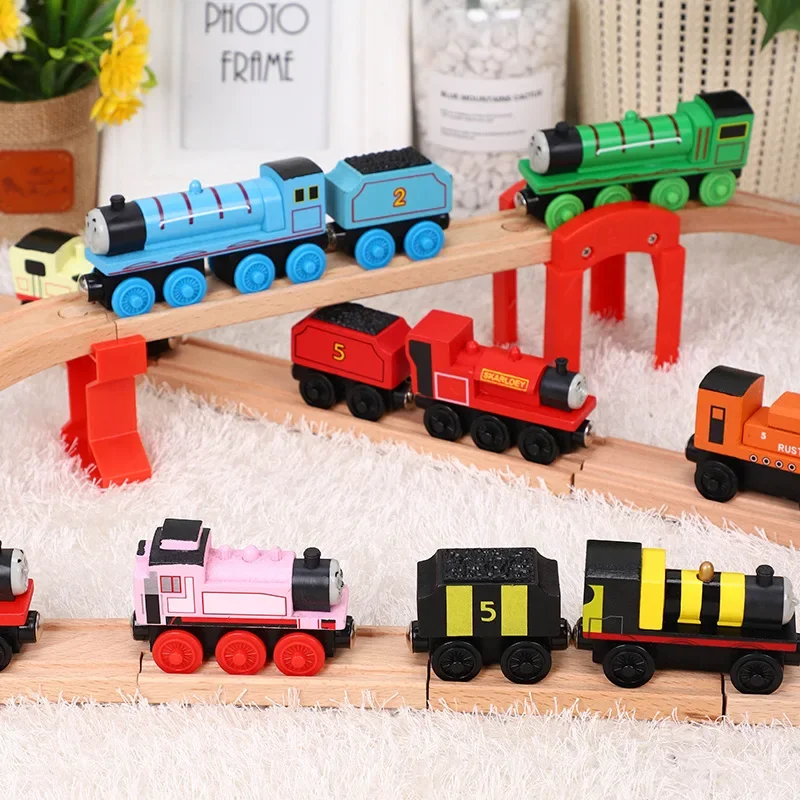 Thomas and Friends James Engine Gordon Henry Belle Mini wooden Trains Railway brio Thomas wood train Toys For Kids gift