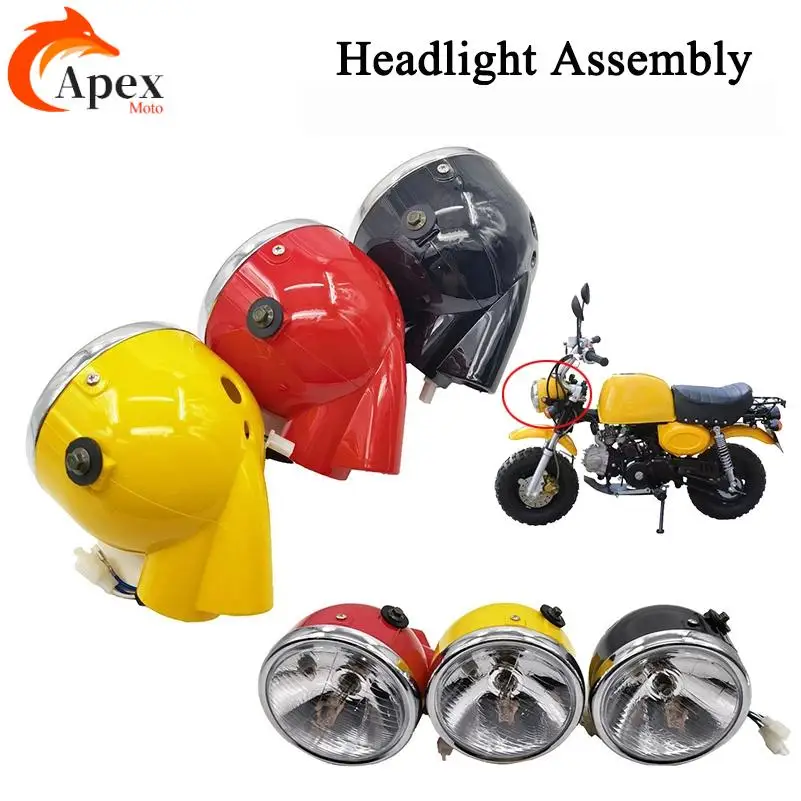

Motorcycle Accessories Front Headlamp Headlight Fit For Honda Z50 Z50A Z50J Z50R Mini Trail Bike Parts Motorcycle Led