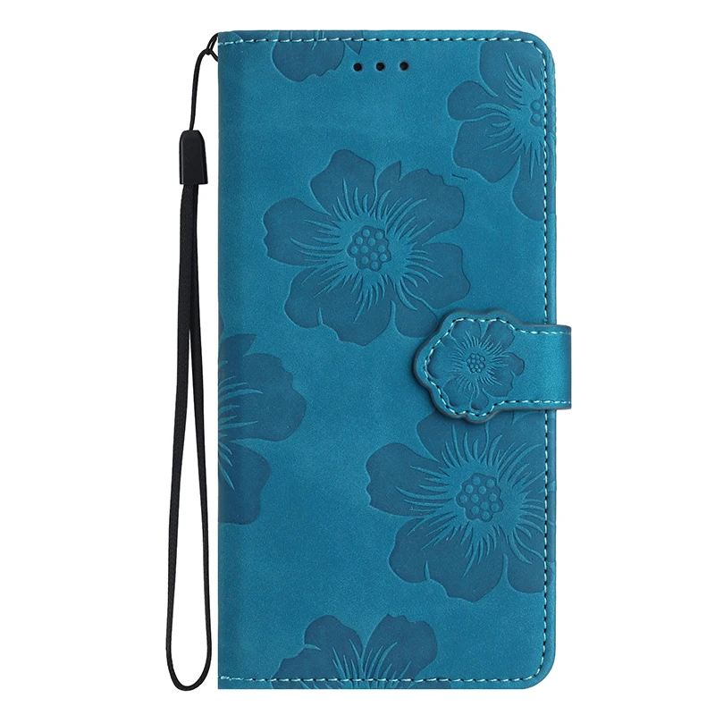 Flower Pattern Phone Case For Huawei P8 Lite P9 Lite P10 Plus P20 Pro P30 P40 Honor 8 Lite 9S Y5P Y6P Leather Wallet Flip Coque