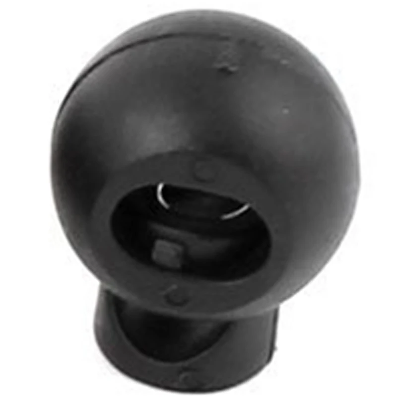 2025 New Adjustable Round Toggle Spring Loaded Rope Lanyard Cord Locks 15 Pcs