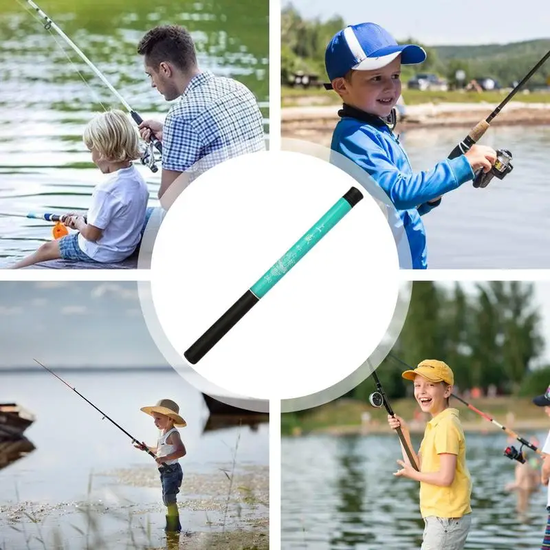 Small Fishing Pole Solid Miniature Travel Fishing Rod Compact Versatile Fishing Pole Lightweight And Portable Hand Pole For