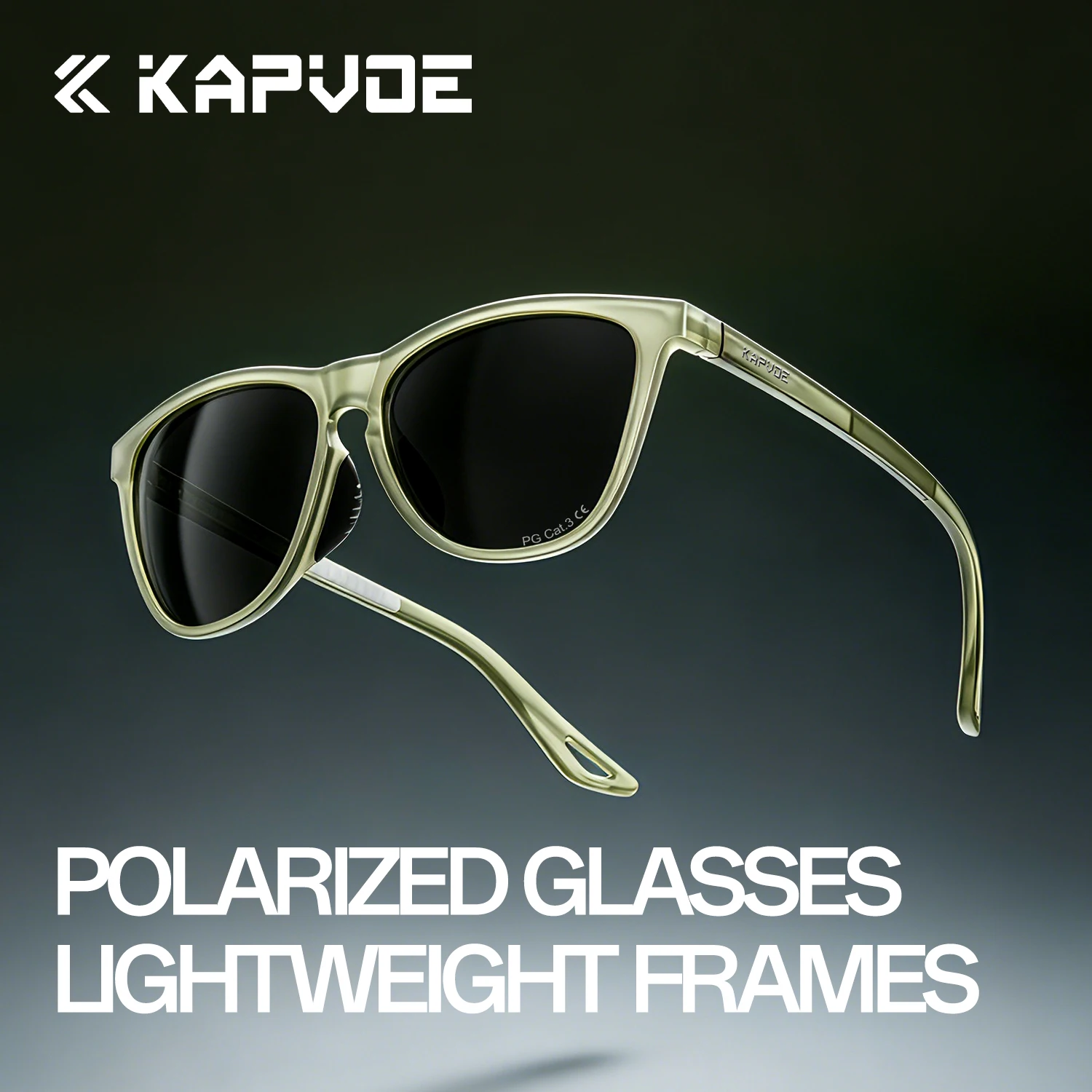 KAPVOE UV400 Photochrome Stylische Ultraleichte Winddichte Outdoor-Sport-Radfahrbrille MTB Fahrrad Laufbrille für Männer und Frauen