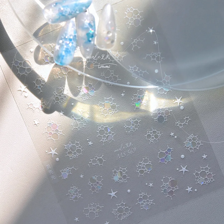 

1 шт. 5D Shell Light Jelly Морская звезда Пузырьковые наклейки для ногтей Летний пляж Океан Вода Бризки Наклейки для ногтей DIY Маникюр Дизайн Наклейки *