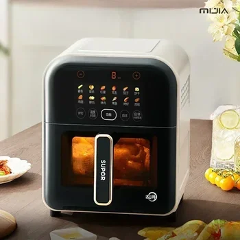 Image Household Intelligent Visual Air Fryer - Multifunctional, Large Capacity, Integrated Oven for New French Fries