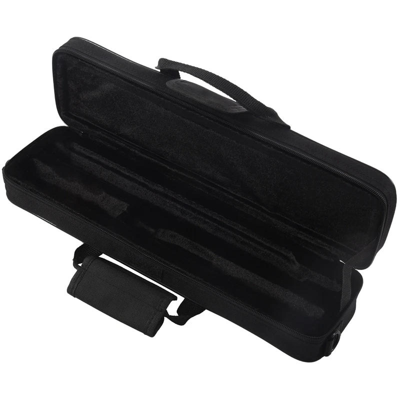 Nylon Acolchoado Flauta Bag, Carry Case Capa, Alça de Ombro, Escova De Limpeza Macia, Cleaner Saver Pad, 1 Pc 52cm