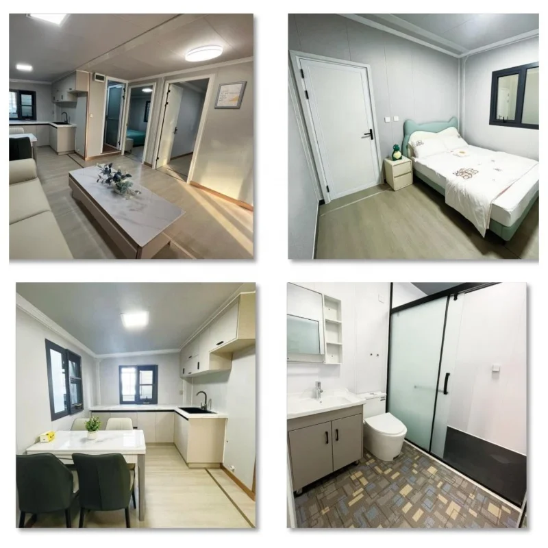 Portable Modular 2 3 Bedroom Container House Cabin Prefab Mobile Garden Readymade Foldable Folding Hotel Homes House