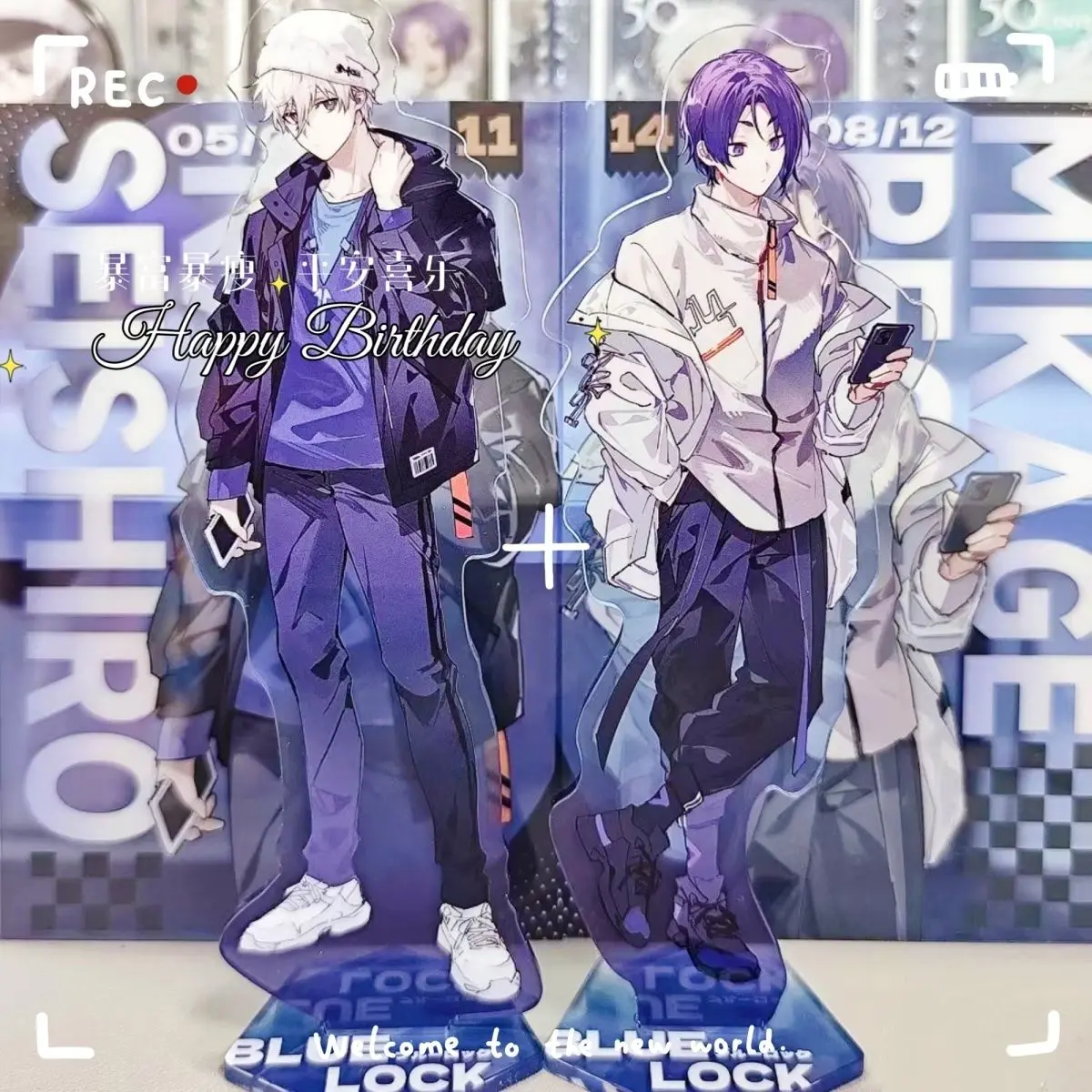 

Синий замок Nagi Seishiro косплей аниме акриловая подставка фигурка стоячая модель настольная подставка для тарелки украшения аксессуары