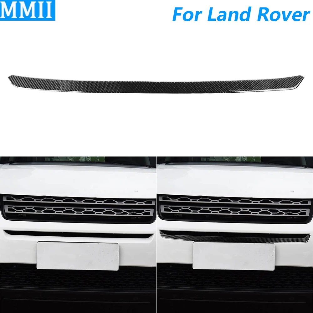 

For Land Rover Discovery Sport L550 2015-2019 Carbon Fiber Front Bumper Air Intake Panel Trim Strips Car Accessories Sticker
