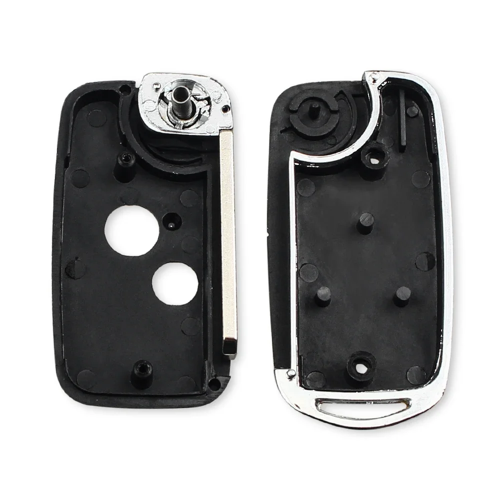 KEYYOU-funda plegable para llave de coche, carcasa modificada para Honda Accord CR-V Civic Pilot Odyssey, 2/3 botones