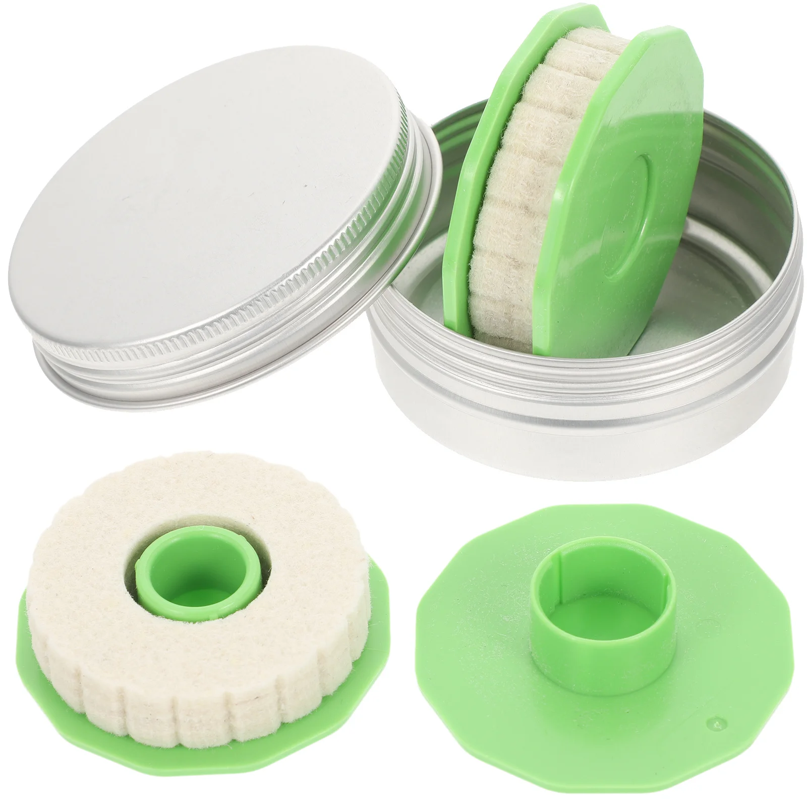 2Pcs Bike Chain Roller Lubricator Compact Durable Bike Oiling Tool Lightweight Chain Maintenance Accessory Oil Roller Lubricator