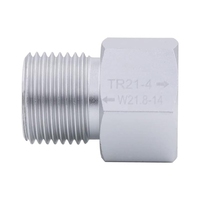 Water Bottle Adapter Easy to Use Adapter TR21.4 to W21.8 Connector Regulator