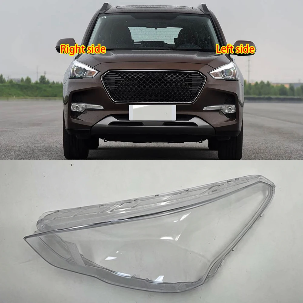 Car Transparent Headlight Lens Cover Replacement Clear Headlamp Shell Fit For Haval M6 2017‑2019 Auto Repair Spare Accessories