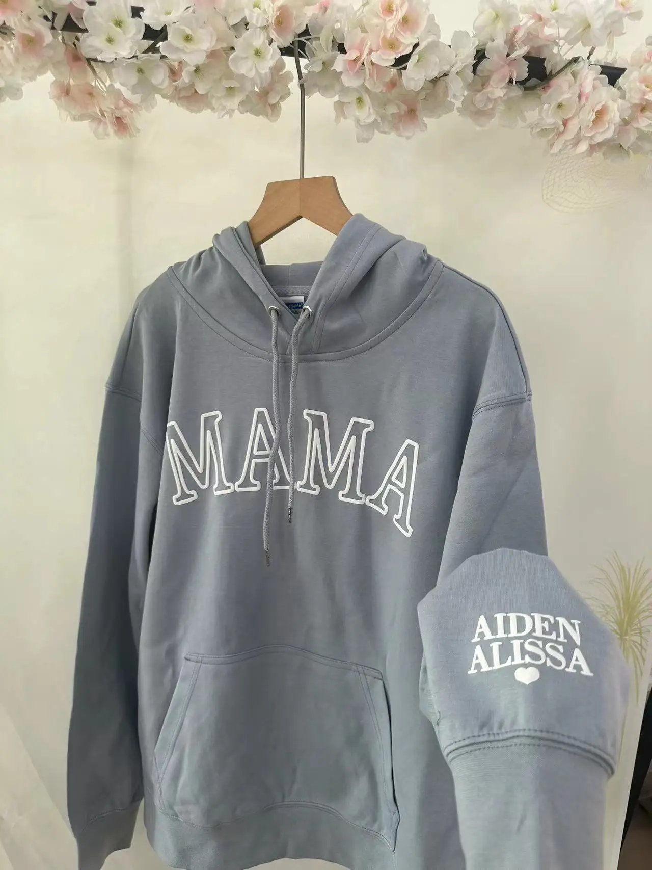 

Mama Est Hoodie, Mom Established, Custom Name Personalized Mama Sweater, New Mom To Be Gift, Unisex Hoodie, Mama Sweatshirt