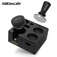 Estação de compactação de café 51mm 54mm 58mm, suporte portátil para delonghi breville e61, acessórios para café expresso, ferramentas de barista