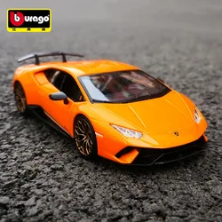 Bburago 1:24 Lamborghini Huracan Performante Alloy Car Diecasts & Toy Vehicles Car Model Miniature Scale Model Car For Children