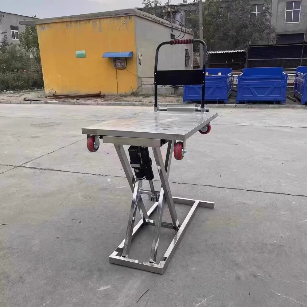 Plataforma de carga portátil d - Scissor Lift Table Hydraulic reseña y precio
