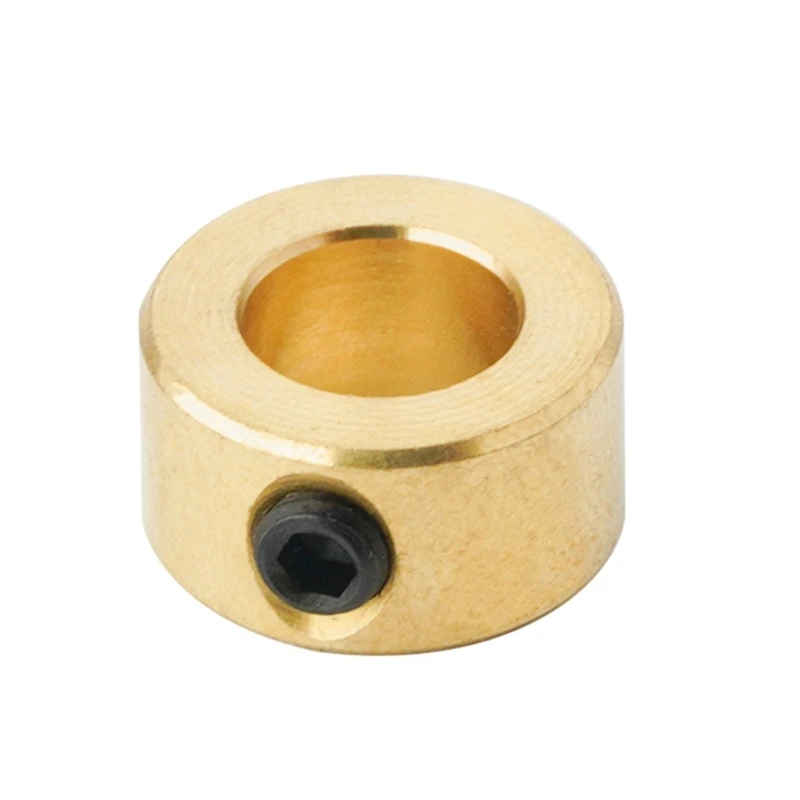 6/8/9/9.5/10mm Brass Depth Stop Collar Twist Drill Bit Shaft Ring Woodworking Positioner Spacing Ring Locator