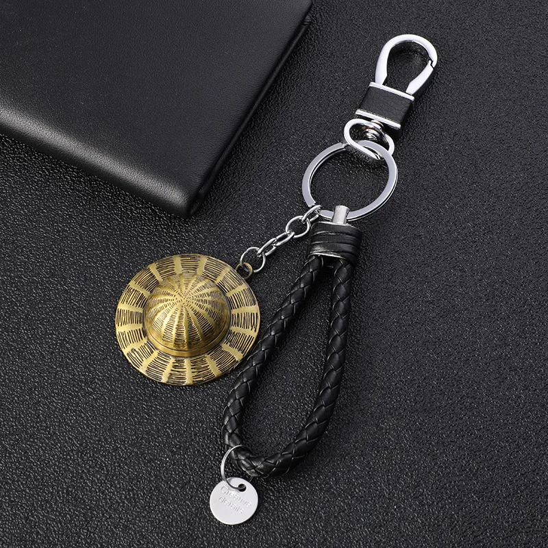 22 Styles ONE PIECE Japanese Anime Peripherals Monkey D. Luffy Full Metal Model Keychain Collectible Car Pendants Key Ring Toy