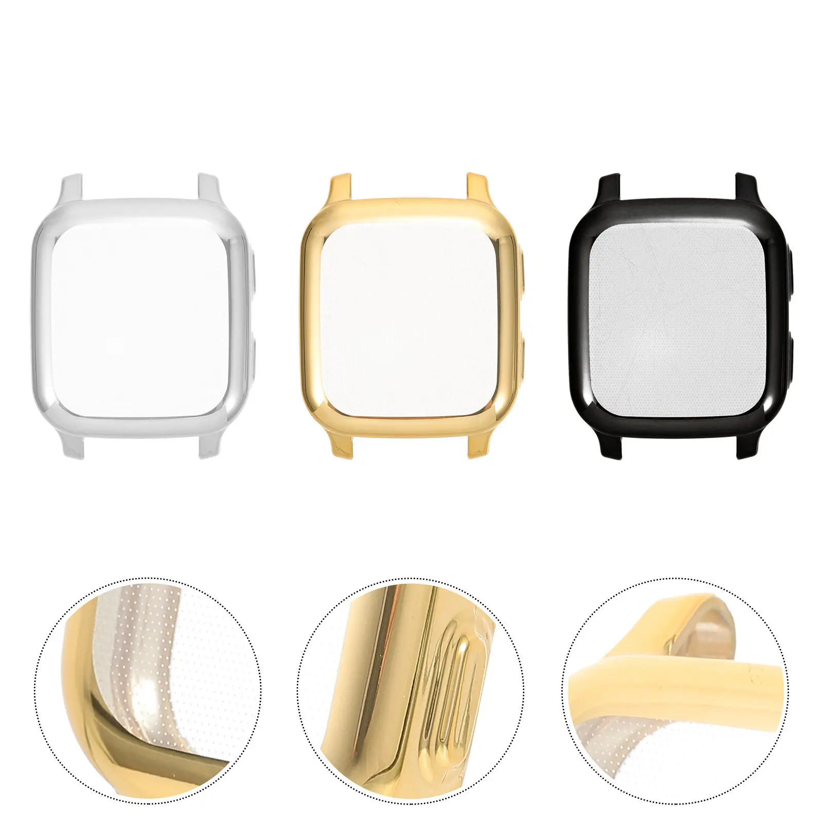 

3Pcs Smartwatch Cover Protective Watch Case Shell Compatible Venu Install Remove Watch Protection Shell Scratch