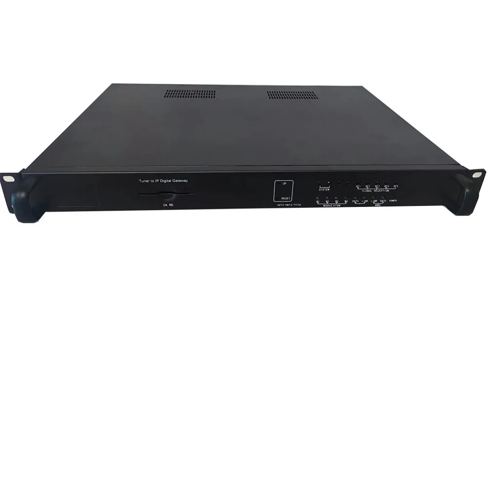 Sintonizador (Dvb-S/S2/Dvb-T/T2/Dvb-C) a Ip (Udp/Http/Rtsp) Sintonizador Dvbt2 de 5 canales a receptor de transmisión de puerta de enlace Ip Sintonizador de TV digital