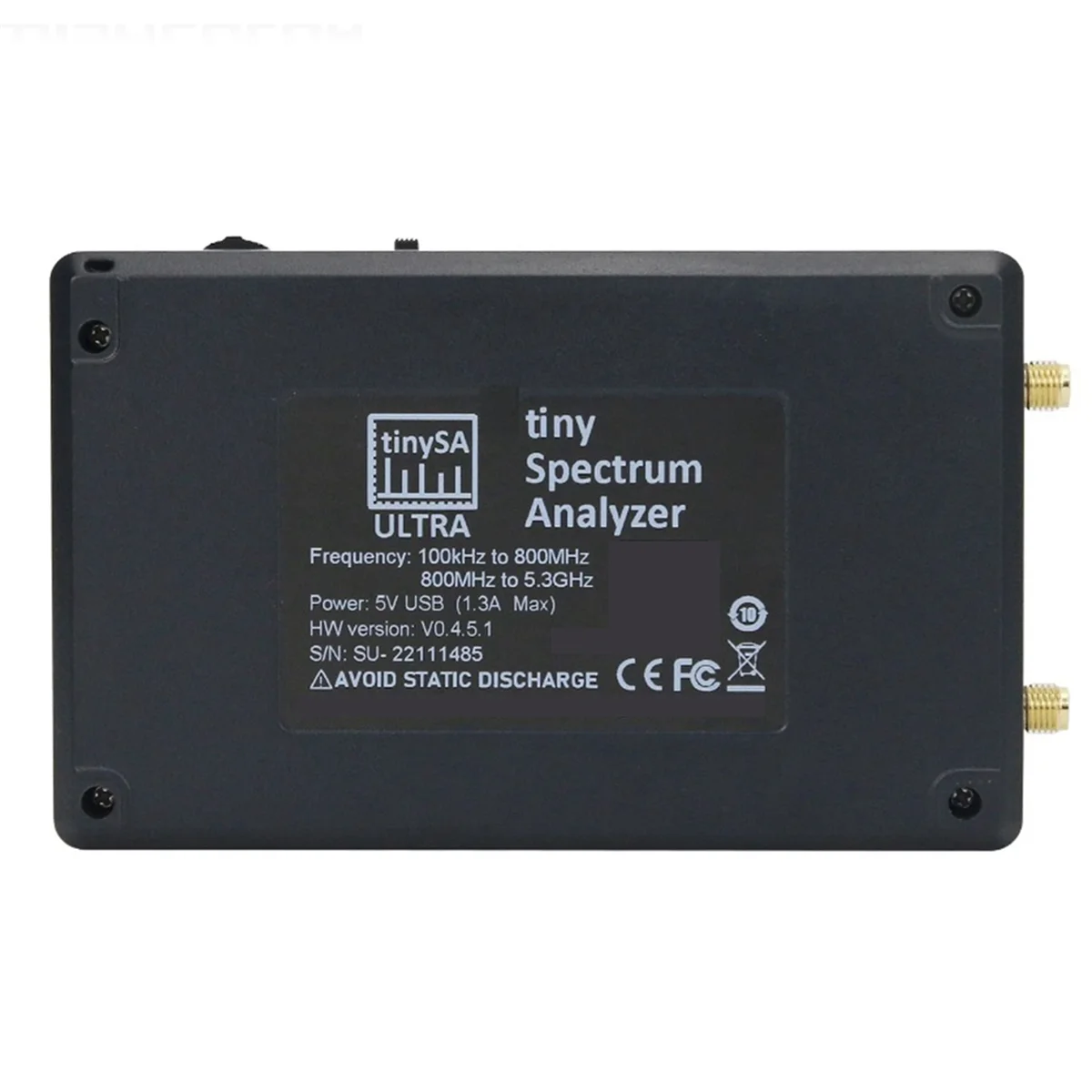 Neuer hand gehaltener winziger Spektrum analysator 5,3 k-GHz HF-Signal generator mit 4-Zoll-Display für Tinysa mit Batterie