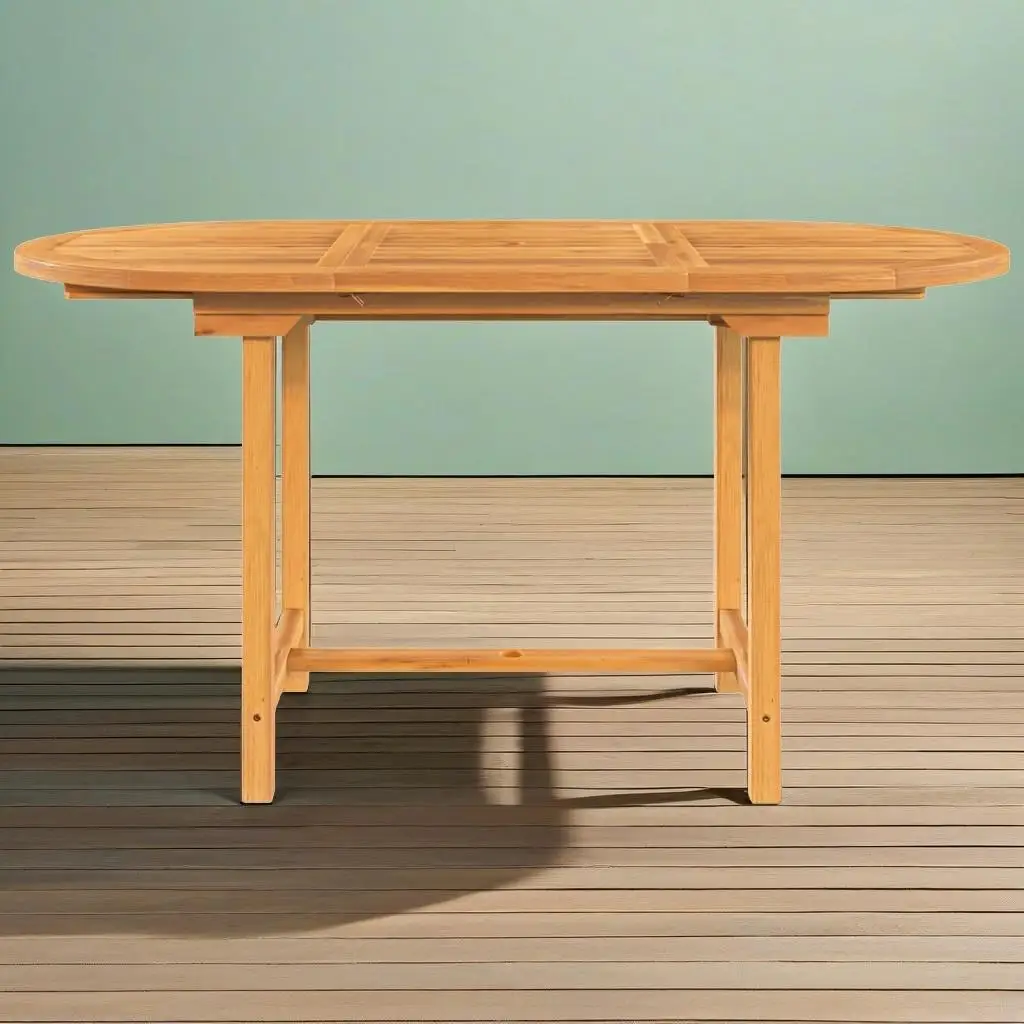 

Adjustable Solid Wood Teak Patio Table 43.3-6 for X3 1.5x29.5 Outdoor Dining