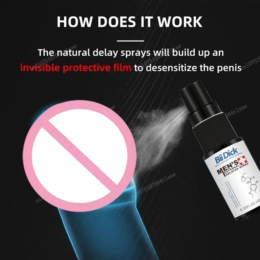 Male Penile Sex Spray Man Long Lasting 60 Minutes ejaculator Spray For Men Premature Ejaculation Fast Erecting Adult Product - Image 4