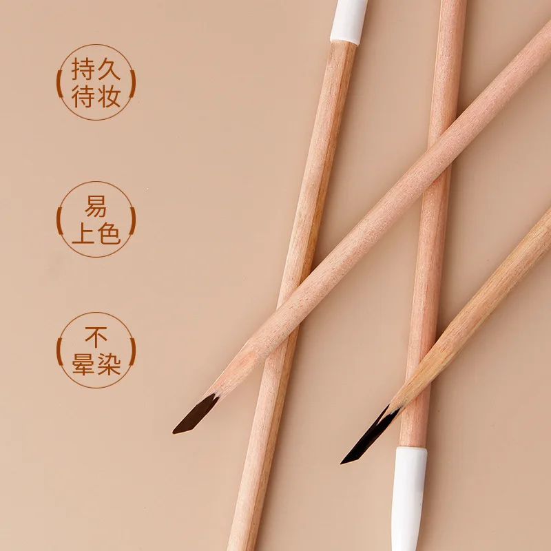 1PC Wooden Pro Microblading Permanent Eyebrow Pencil Tattoo Waterproof Art Tint Makeup Eye Brow Pen Enhancers Tattoo Supplies