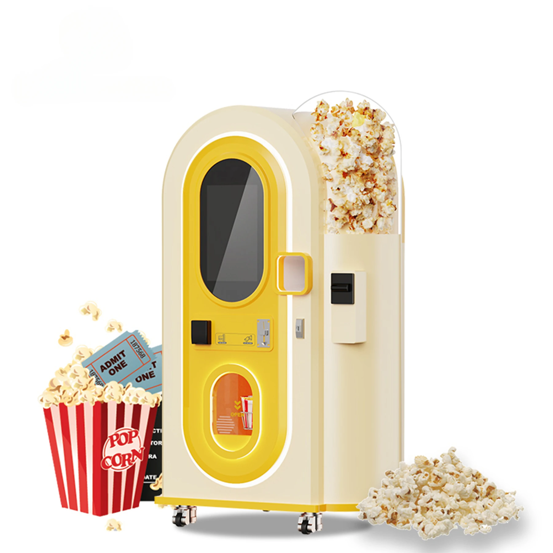 YG Customized Popcorn Vending Machine Snack Food Commercial Automatic Popcorn Vending Machine