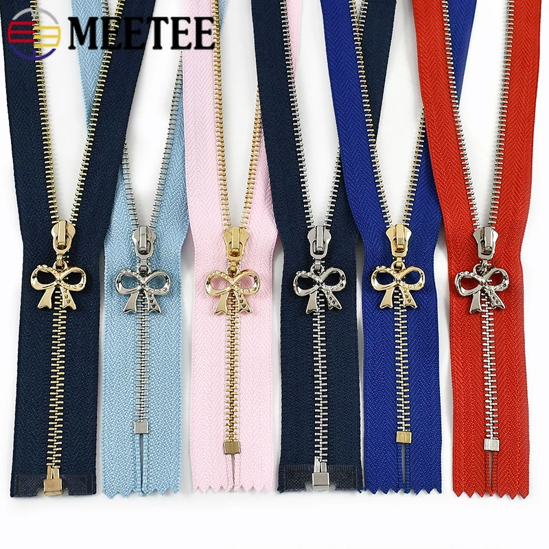 

3Pcs 3# 15-70cm Metal Zipper for Clothing Bag Closure Zippers Jacket Coat Zips Shoes Decor Zip Repair Kit DIY Sewing Accessories